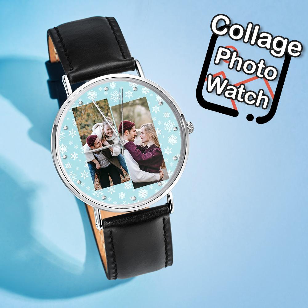 Personalized Photo Clock Personalized Collage Photo Clock For Girlfriend