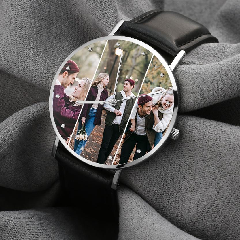 Personalized Photo Clock Personalized Collage Photo Clock Gift For Him/Her