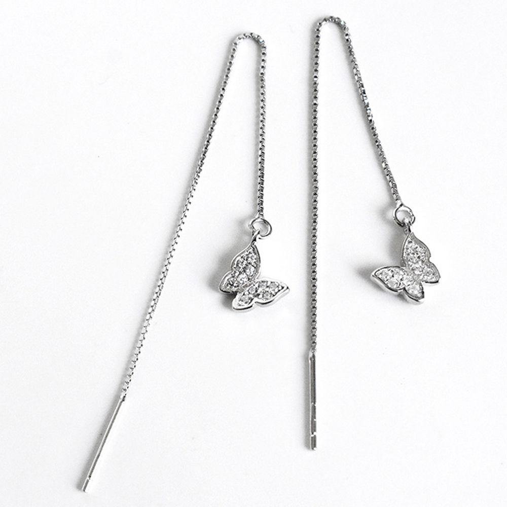 Butterfly Ear Lines Sterling Silver