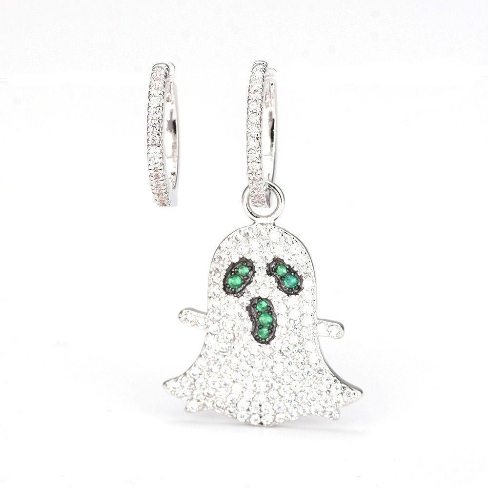 Ghost Drop Earrings Asymmetry Jewelry