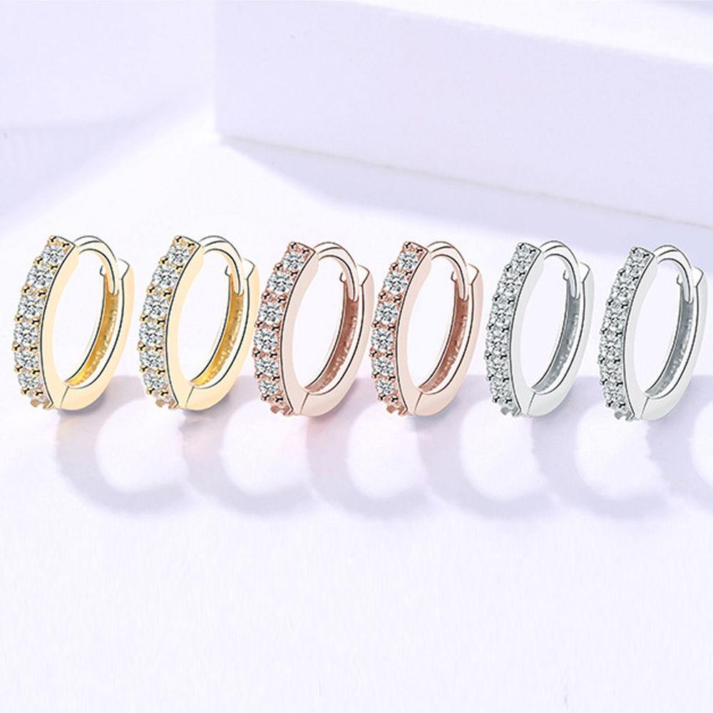 Elegant Earrings White Silver