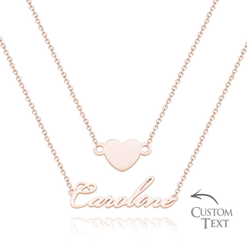 Custom Name Necklace Various Options Necklace Custom Initial Necklace Letter Name Necklace Gift for Her