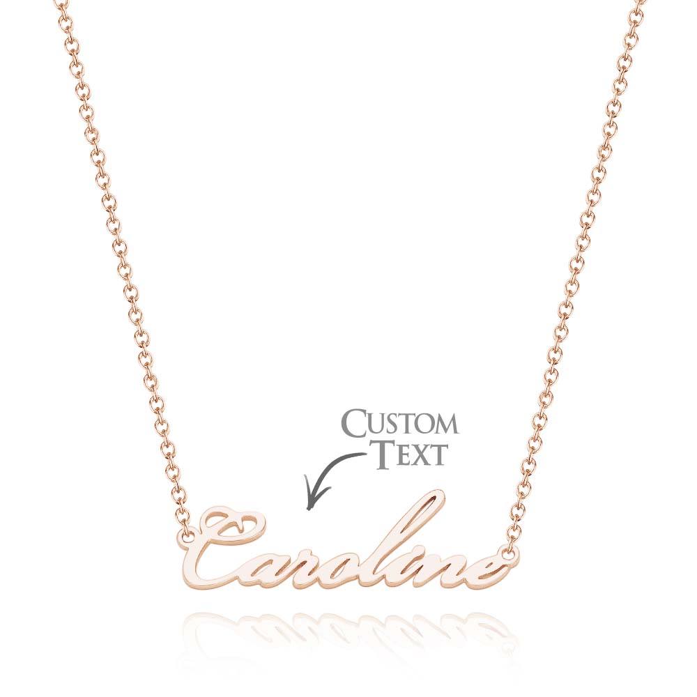Custom Name Necklace Various Options Necklace Custom Initial Necklace Letter Name Necklace Gift for Her