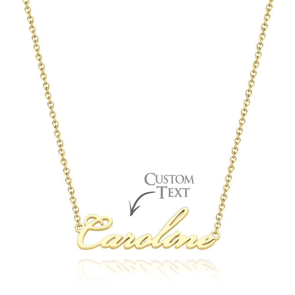 Custom Name Necklace Various Options Necklace Custom Initial Necklace Letter Name Necklace Gift for Her