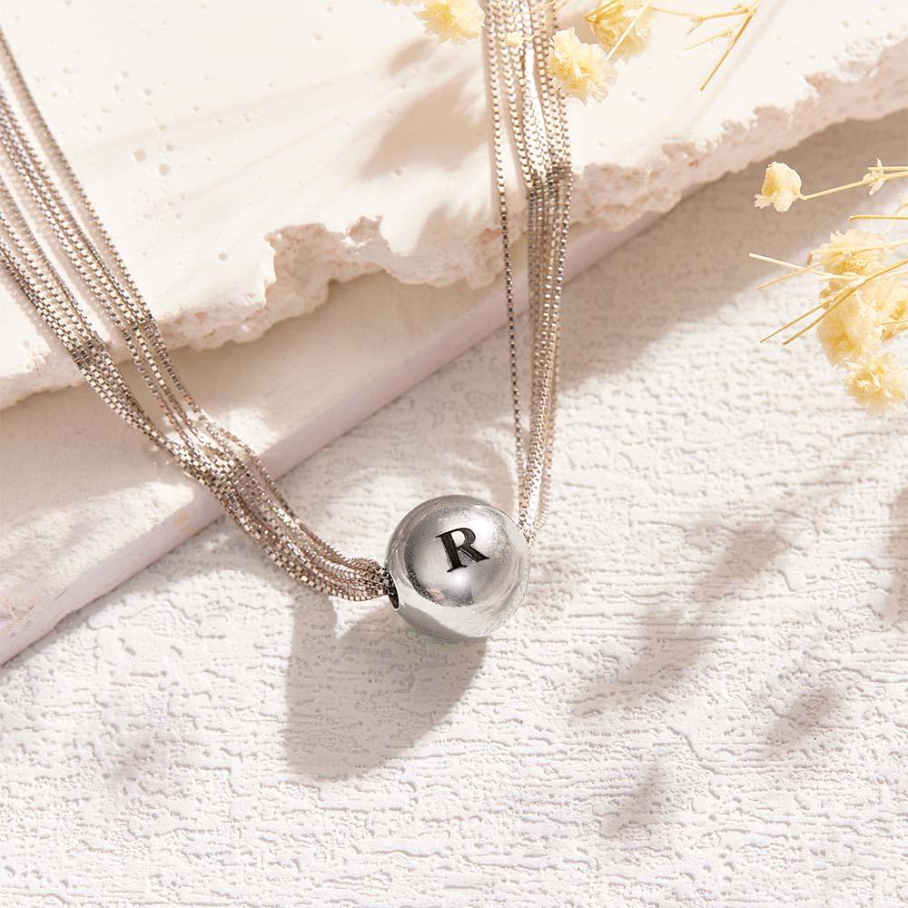 Custom Engraved Necklace Unique Chain Creative Gift