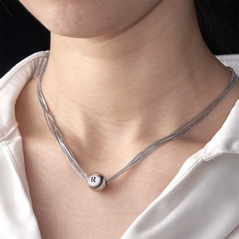 Custom Engraved Necklace Unique Chain Creative Gift