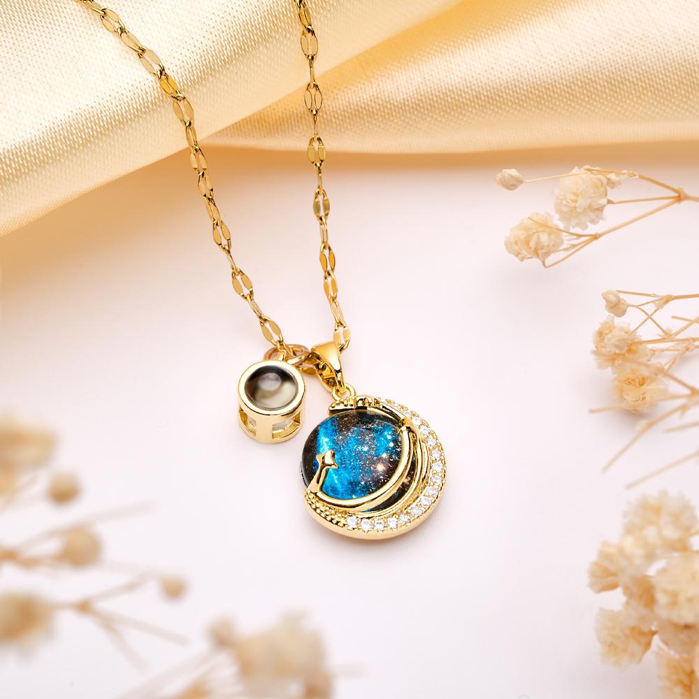 Custom Projection Necklace Planet Fashion Gift