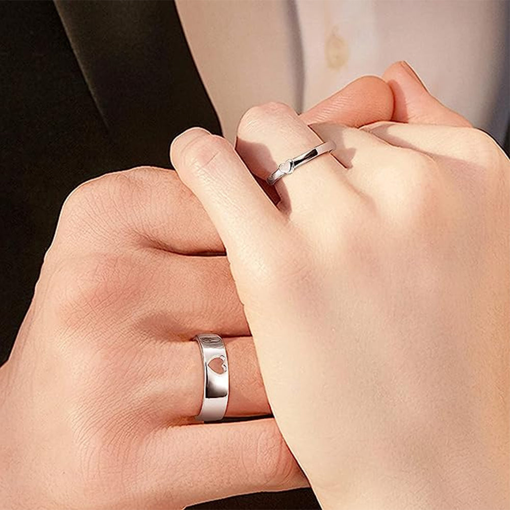 Personalized Name Couple Rings I Love You Engagement Wedding Ring Valentine's Day Gifts