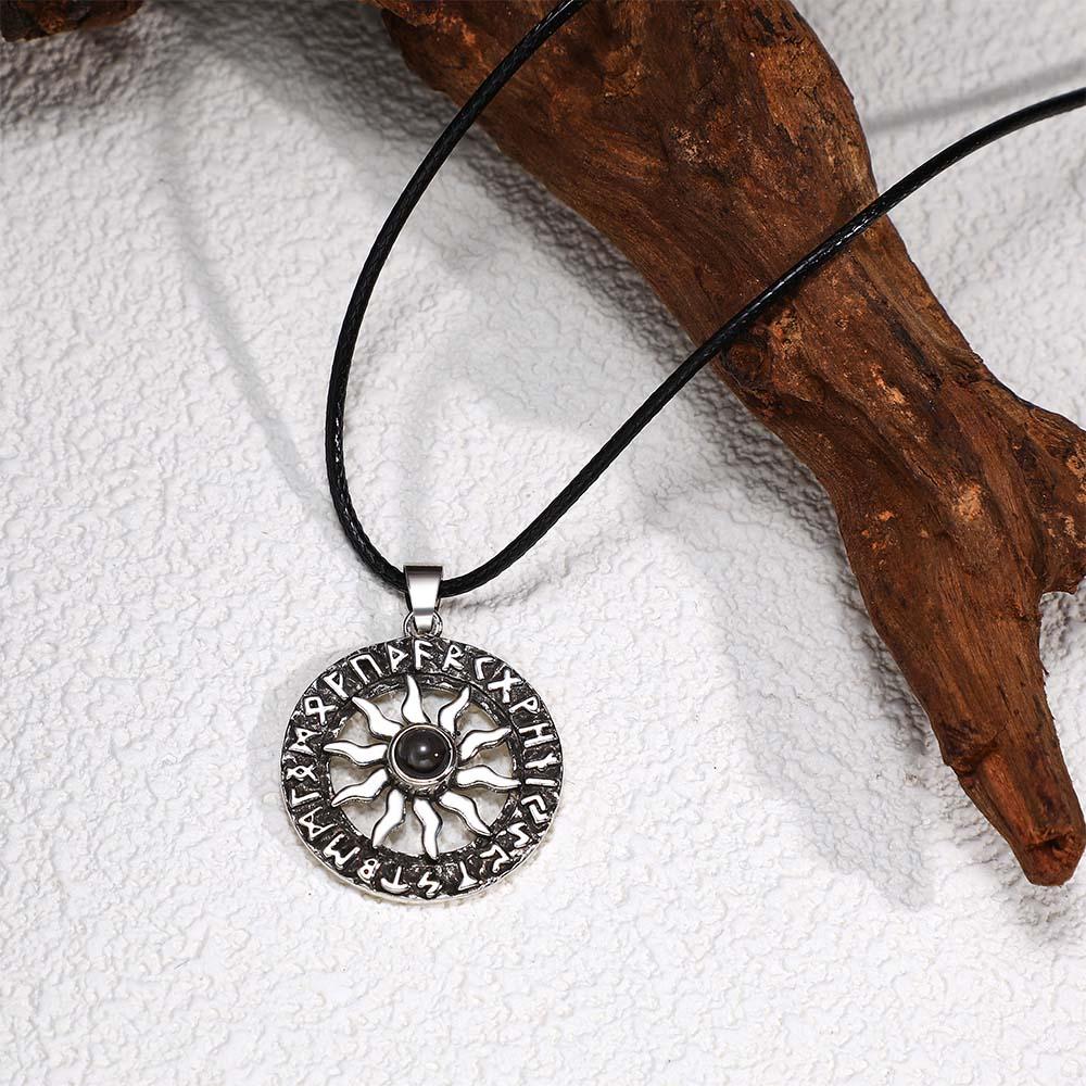 Custom Projection Necklace Vintage Hip Hop Gift for Men