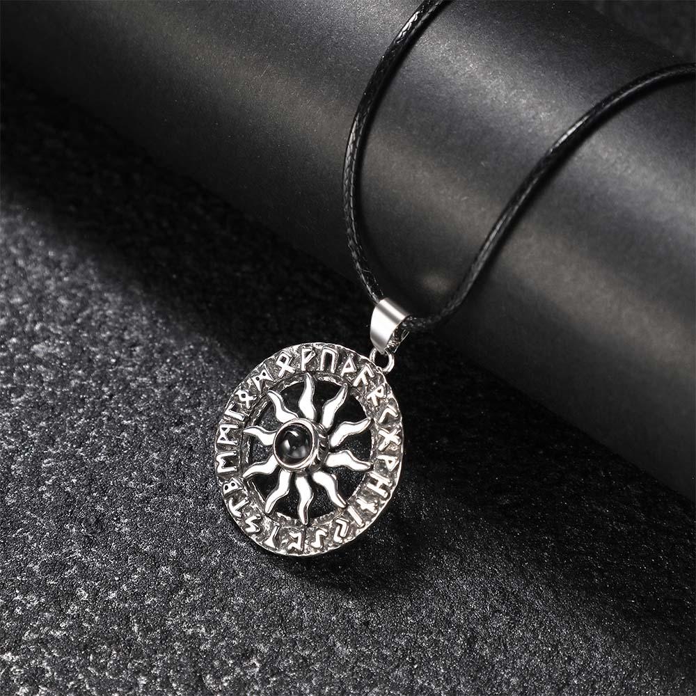 Custom Projection Necklace Vintage Hip Hop Gift for Men