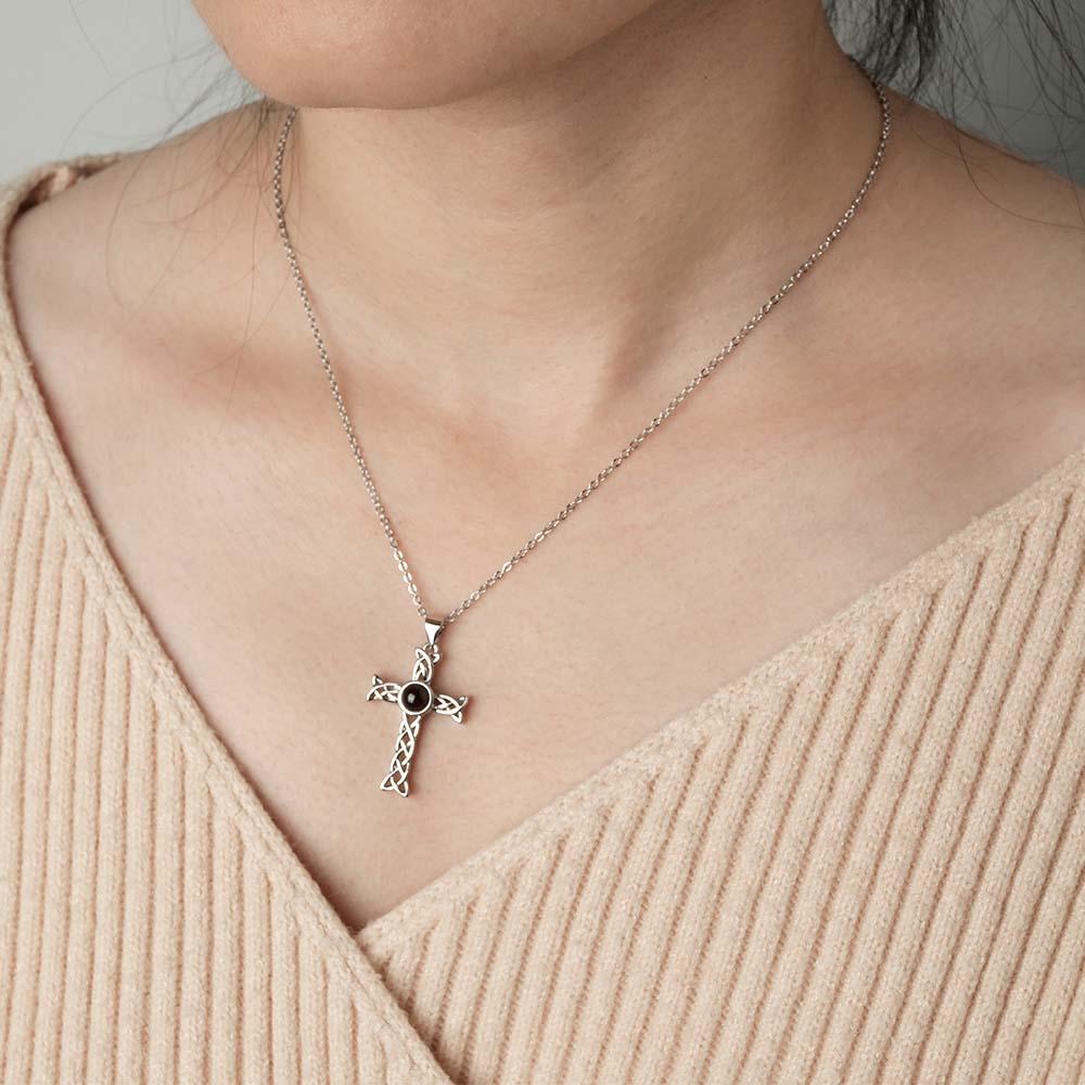 Custom Projection Necklace Totem Cross Unique Gift