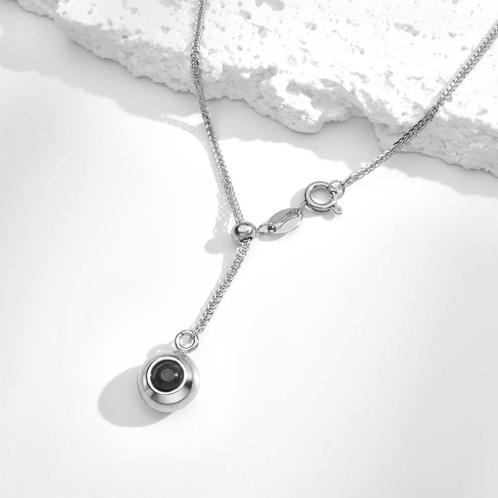 Custom Projection Necklace Simple Pendant Gift for Her