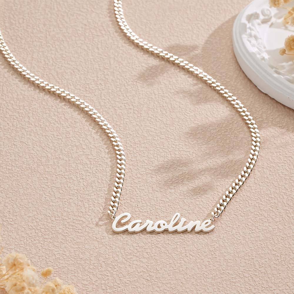 Custom Name Necklace Various Options Necklace Custom Initial Necklace Letter Name Necklace Gift for Her