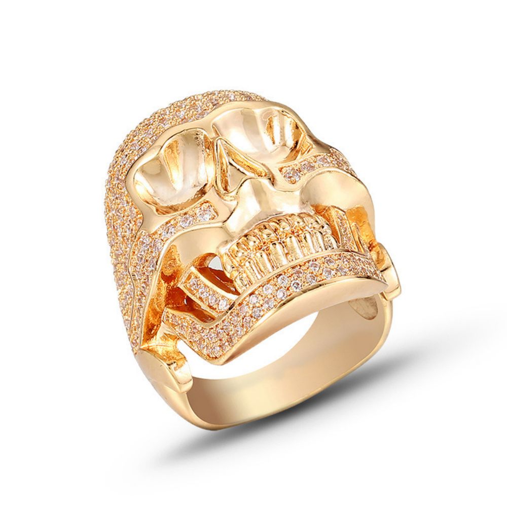 Hip Hop Skul Ring Retro Punk Ring Popular Jewelry Gifts For Men