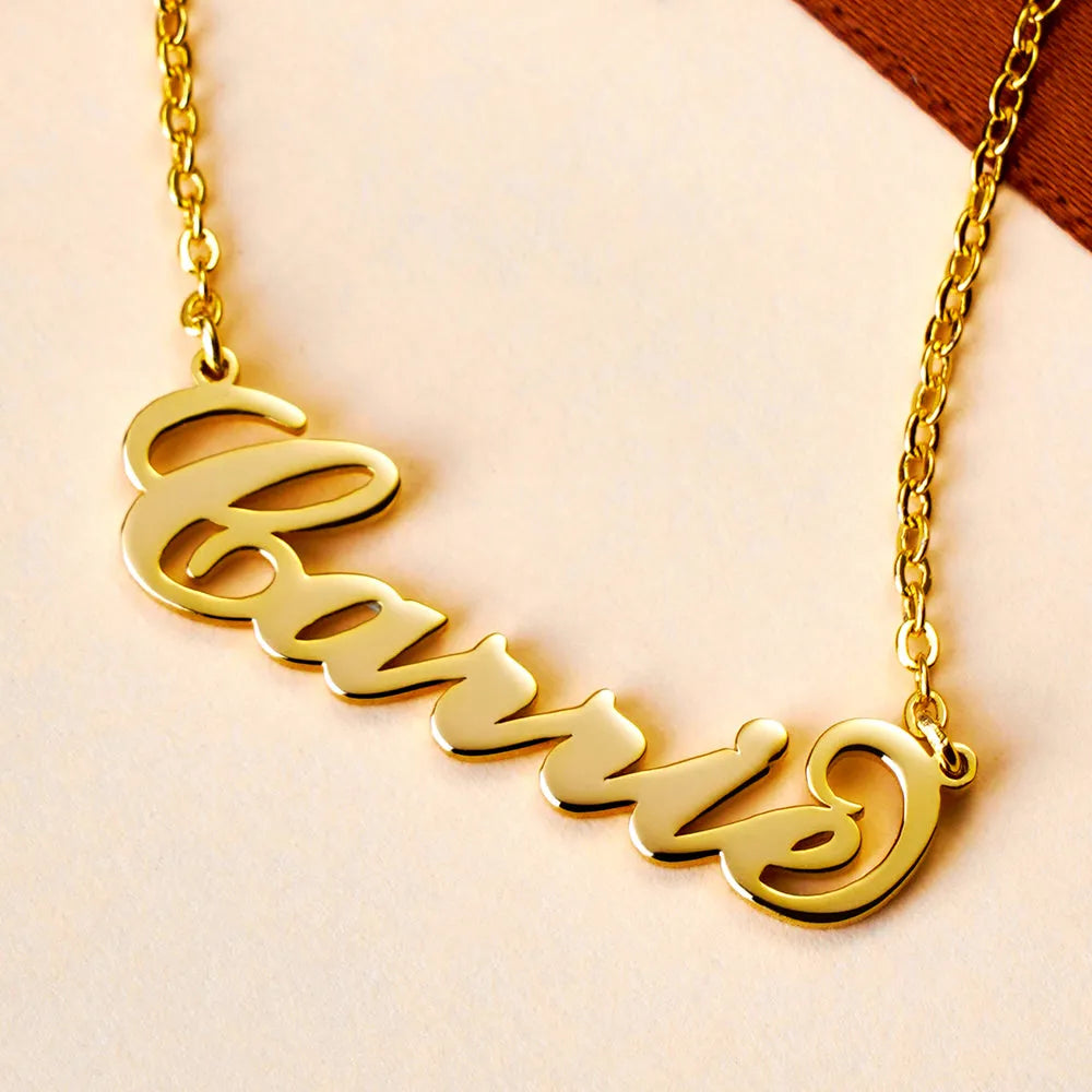 Custom Name Necklace with Real Rose Bear Gift box Rose Shaped Necklace Gift Box Jewellery Gift Box