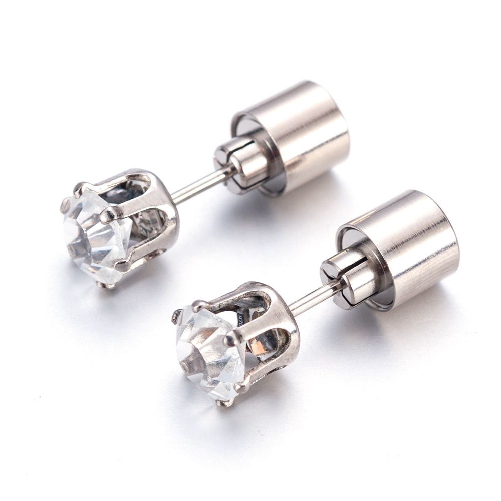 LED Colorful Luminous Earrings Flashing Light up Stud Accessories for Party