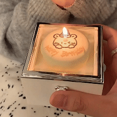 Magical Bear Cake Ring Box With Personalized Birthstone Ring Surprise Gift Birthday Gift
