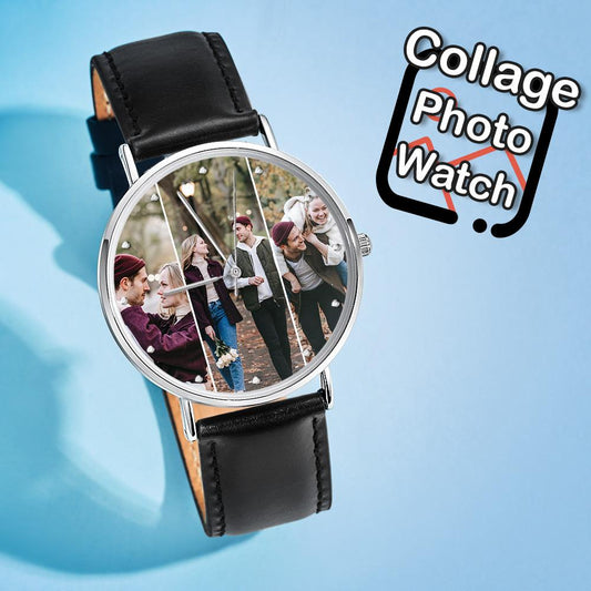 Personalized Photo Clock Personalized Collage Photo Clock Gift For Him/Her