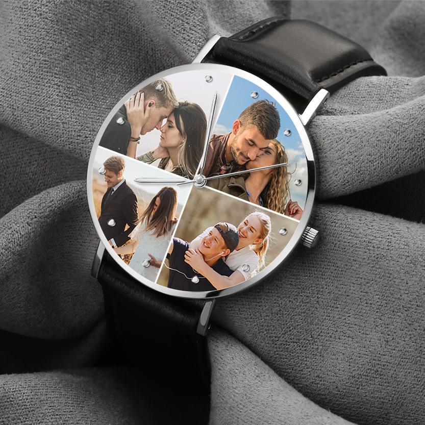Clock With Personalized Photo Clock With Personalized Photo Gift For Father