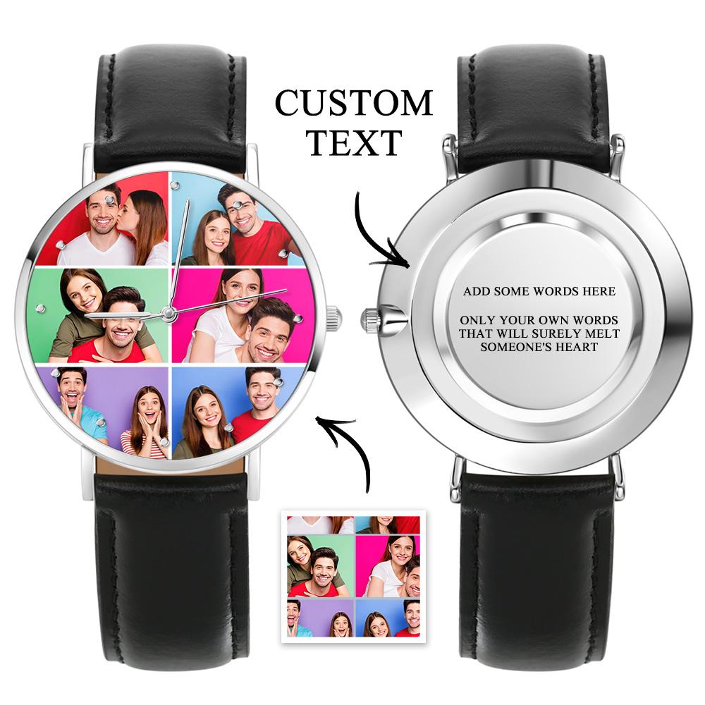 Personalized Photo Clock Personalized Photo Collage Clock Gift