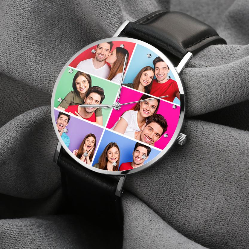 Personalized Photo Clock Personalized Photo Collage Clock Gift