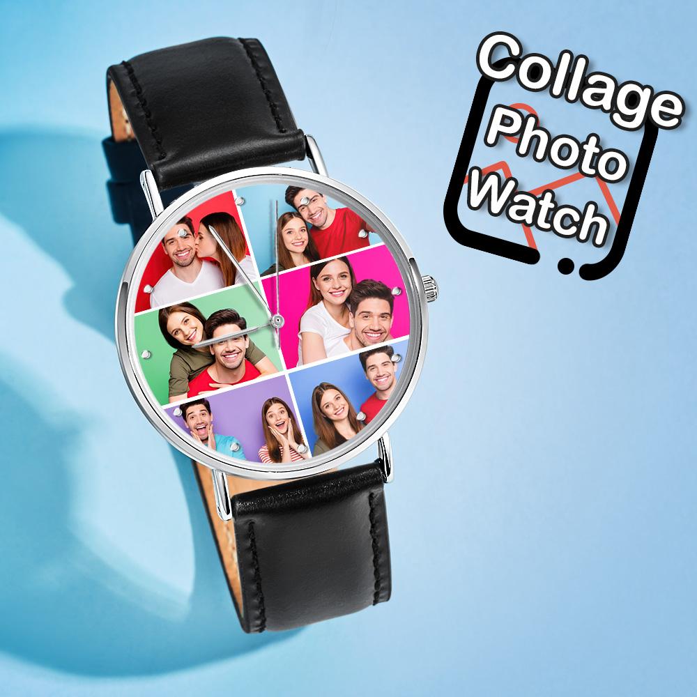 Personalized Photo Clock Personalized Photo Collage Clock Gift