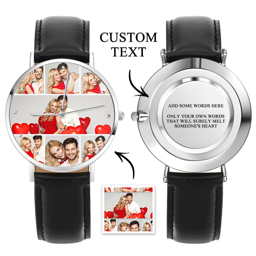 Personalized Photo Collage Clock Personalized Photo Clock Gift