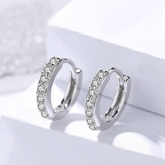 Circle Earrings Silver