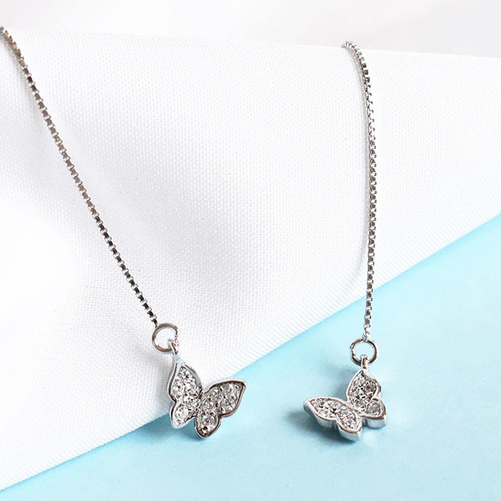 Butterfly Ear Lines Sterling Silver