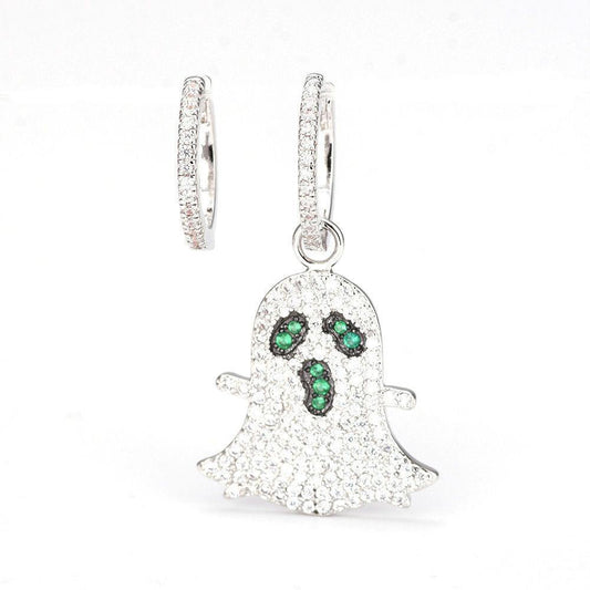 Ghost Drop Earrings Asymmetry Jewelry
