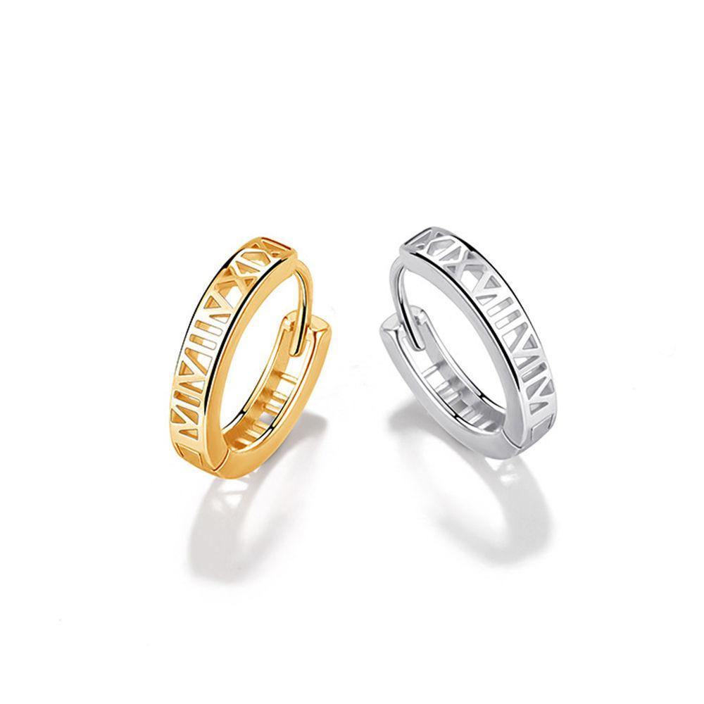 Stylish Earrings Gold Plated Silver