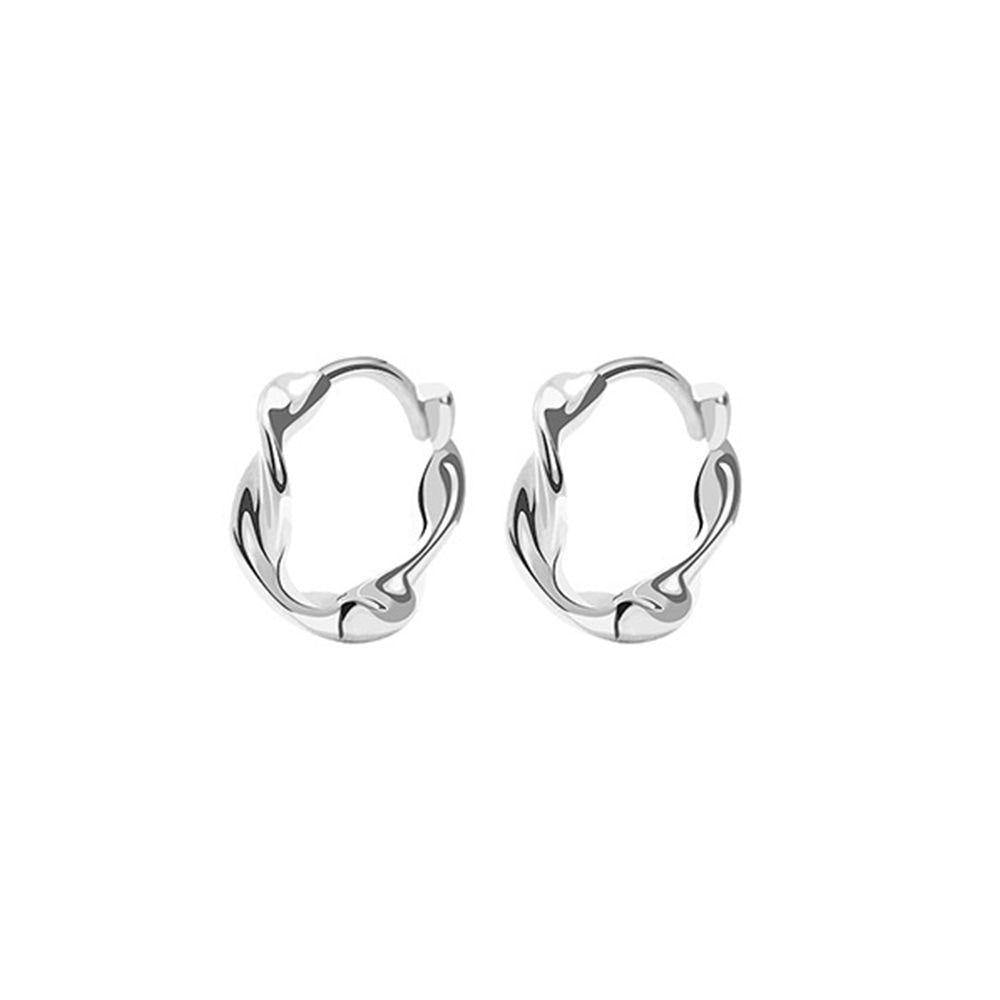 Irregular Earrings Silver