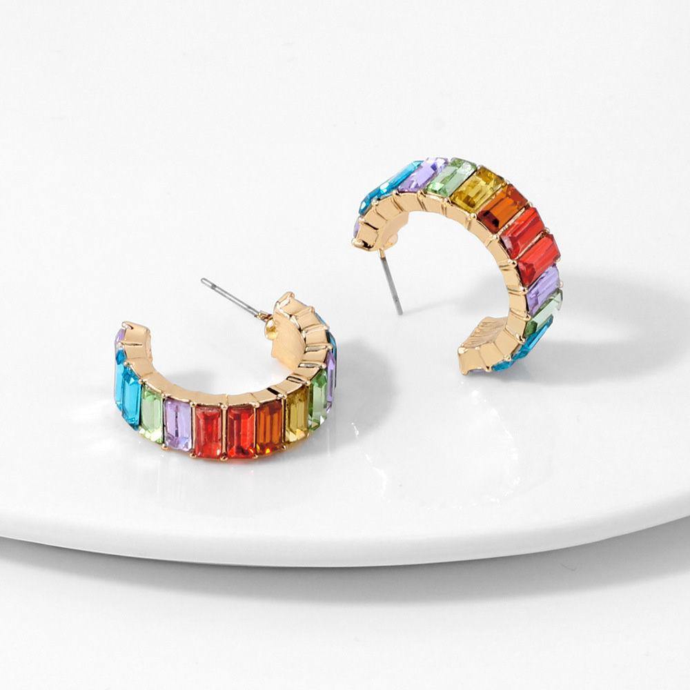 Colorful Earrings Alloy