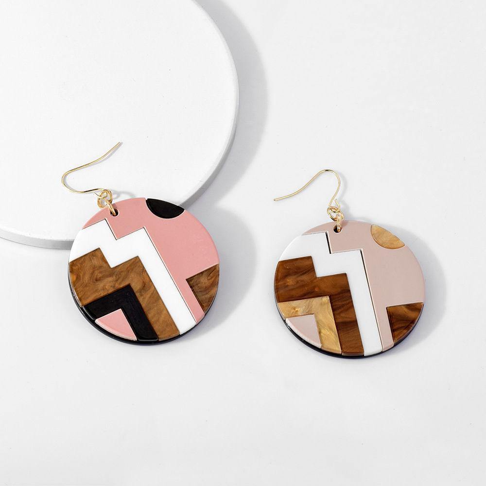 Popular Earrings Black Acrylic