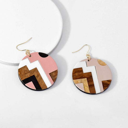 Popular Earrings Black Acrylic