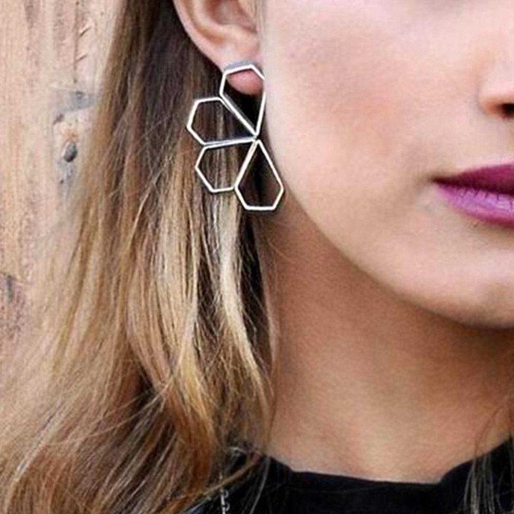 Petal Earrings Alloy
