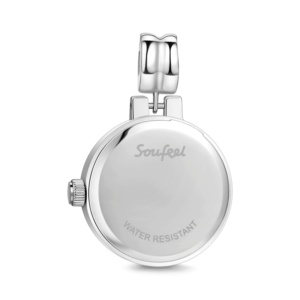 Soufeel Crystal Crystal Dangle Watch Charm Platinum Plated