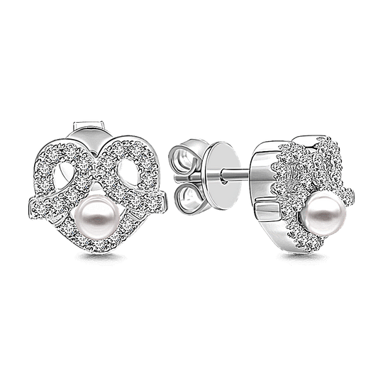 Love Hug Earrings Silver