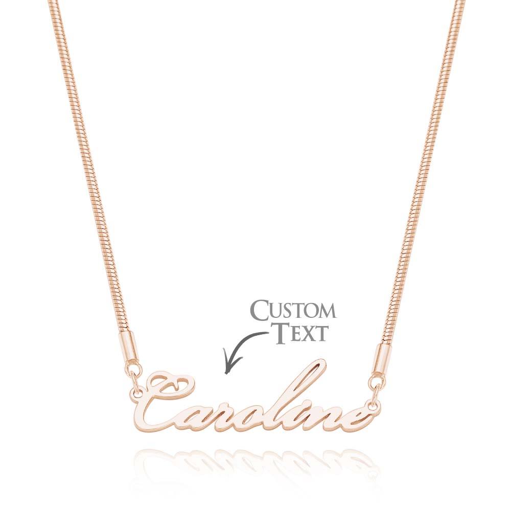 Custom Name Necklace Various Options Necklace Custom Initial Necklace Letter Name Necklace Gift for Her