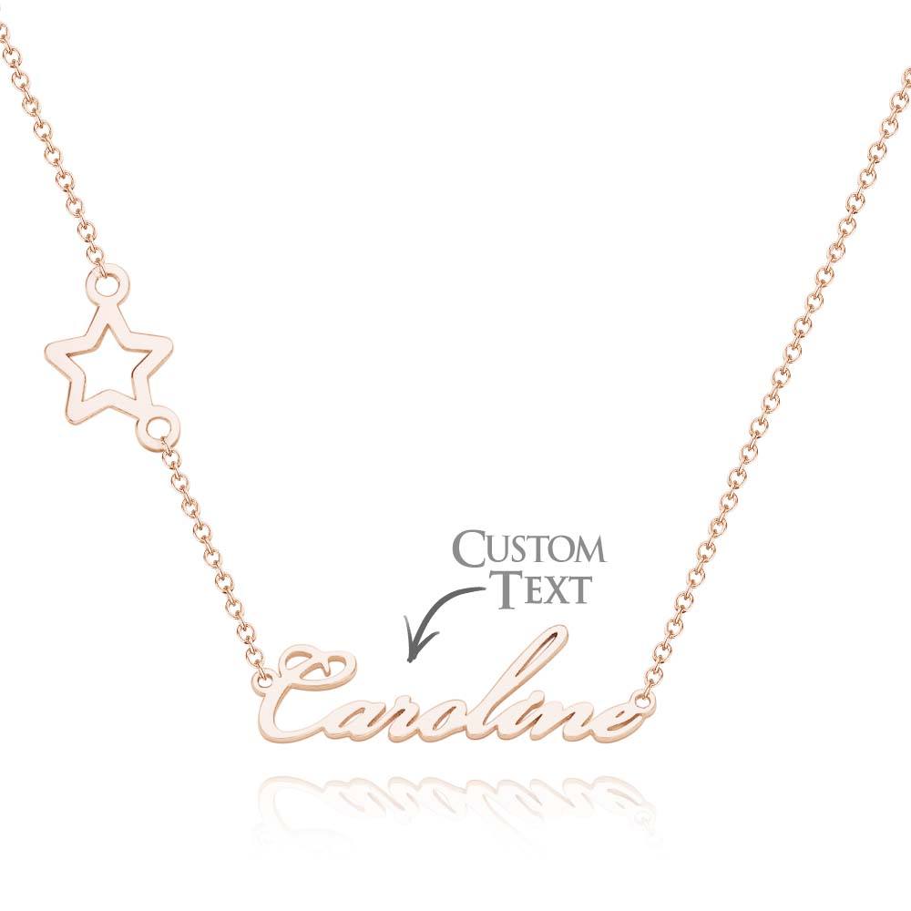 Custom Name Necklace Various Options Necklace Custom Initial Necklace Letter Name Necklace Gift for Her