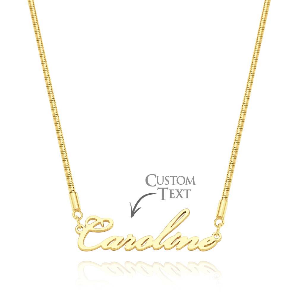 Custom Name Necklace Various Options Necklace Custom Initial Necklace Letter Name Necklace Gift for Her