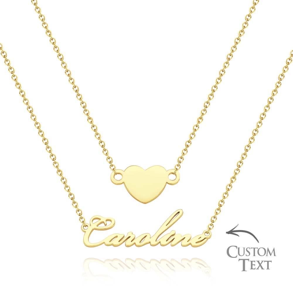 Custom Name Necklace Various Options Necklace Custom Initial Necklace Letter Name Necklace Gift for Her