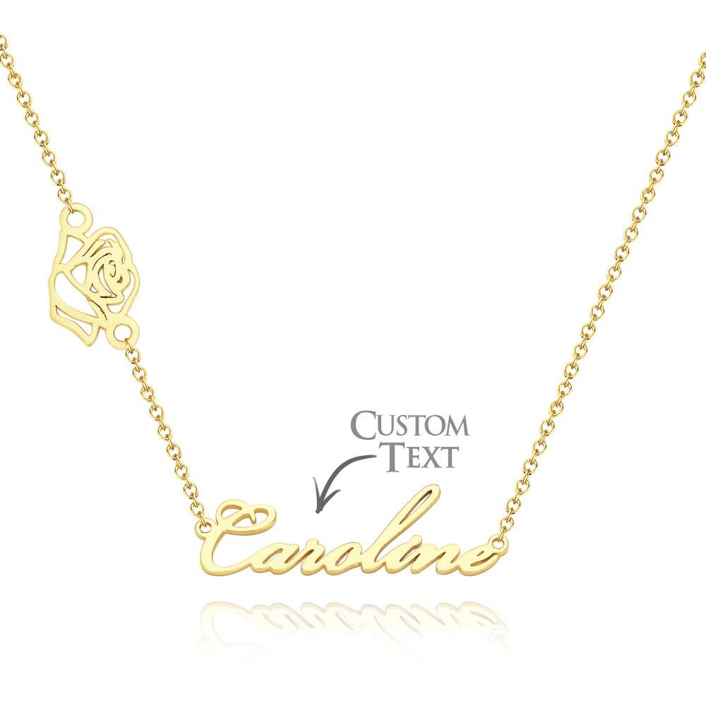 Custom Name Necklace Various Options Necklace Custom Initial Necklace Letter Name Necklace Gift for Her