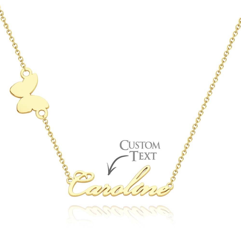 Custom Name Necklace Various Options Necklace Custom Initial Necklace Letter Name Necklace Gift for Her