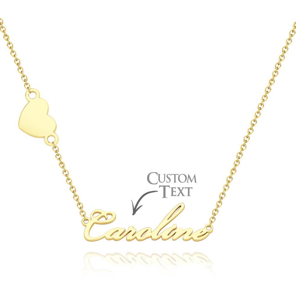 Custom Name Necklace Various Options Necklace Custom Initial Necklace Letter Name Necklace Gift for Her