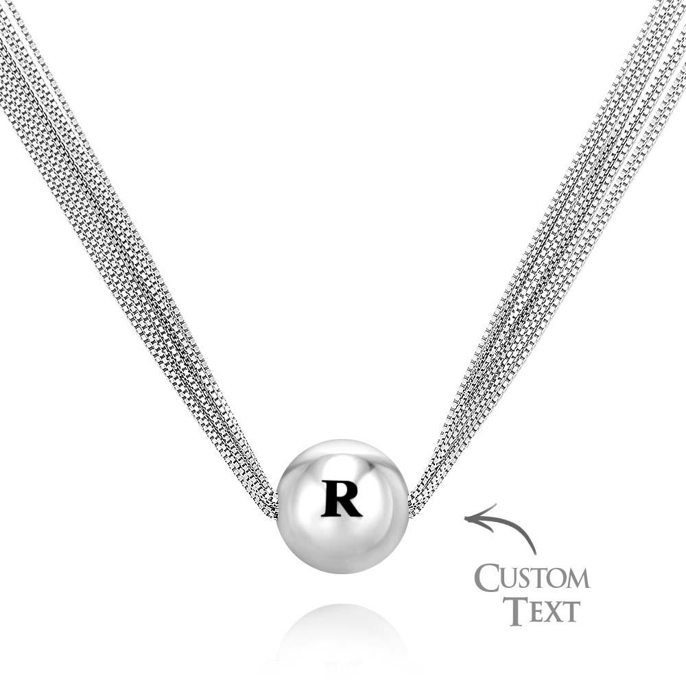 Custom Engraved Necklace Unique Chain Creative Gift