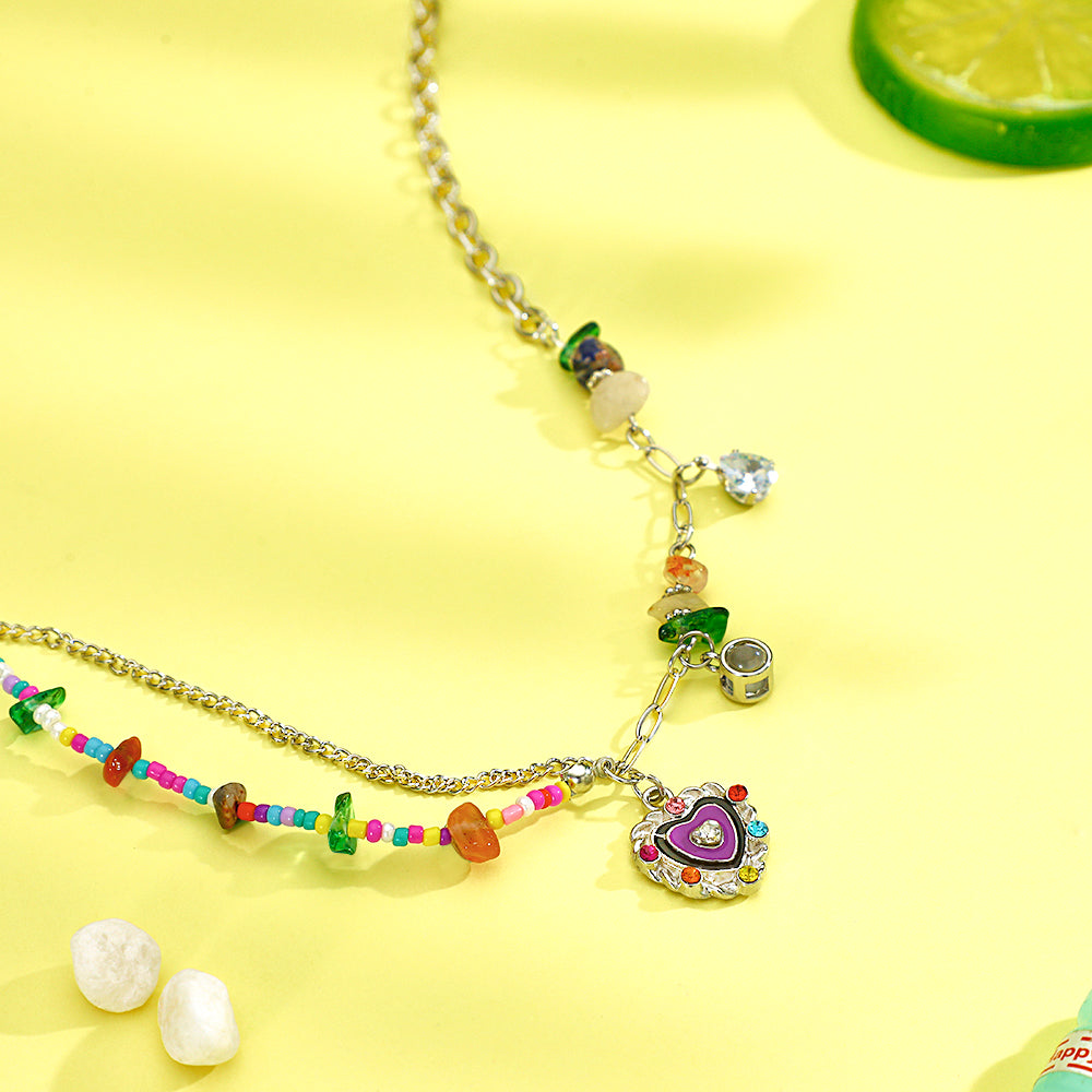 Custom Projection Necklace Sweet Cool Girl Summer Gift