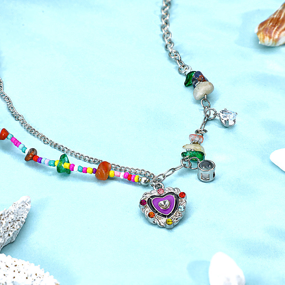 Custom Projection Necklace Sweet Cool Girl Summer Gift