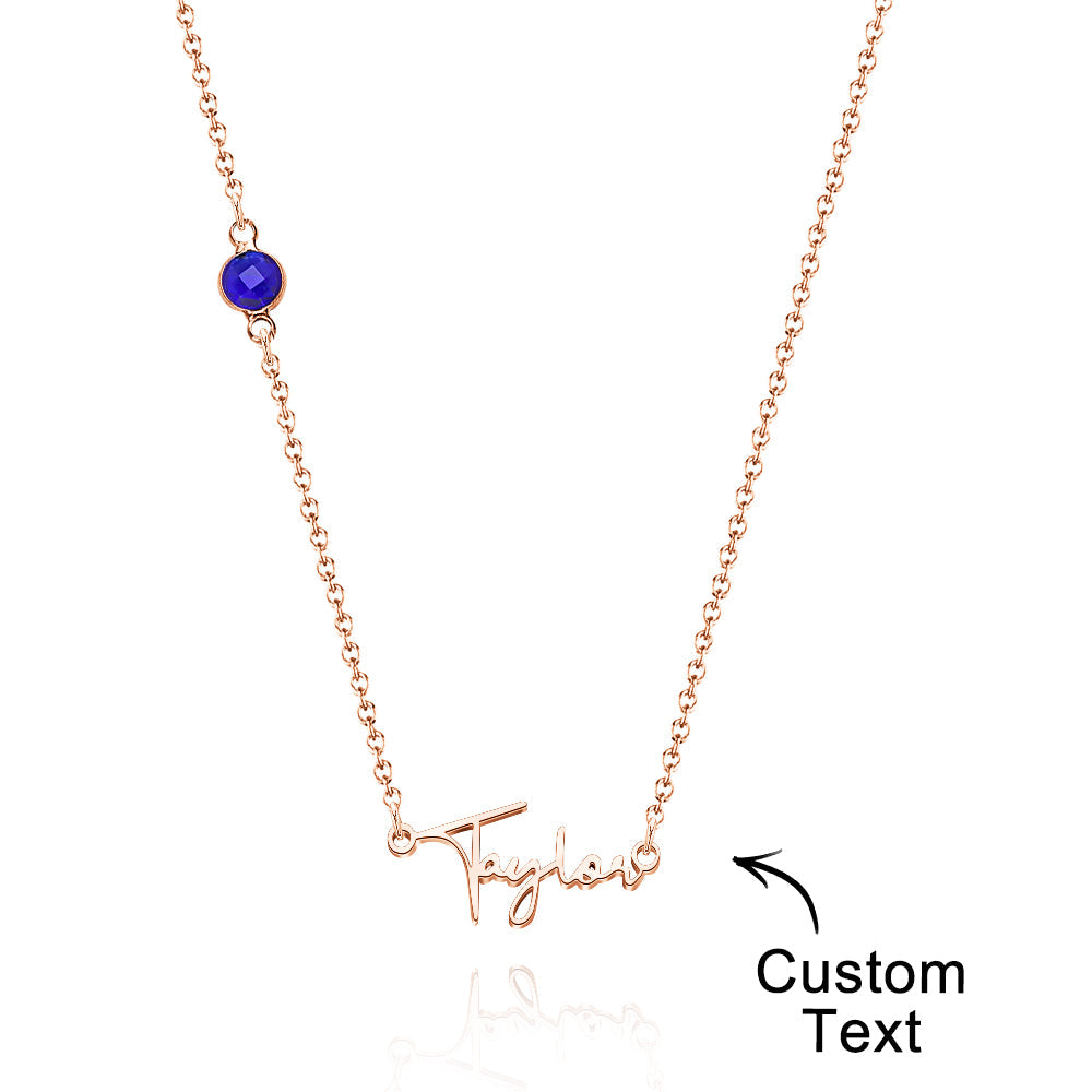 Custom Name Necklace with Diamonds Fashion Necklace for Her