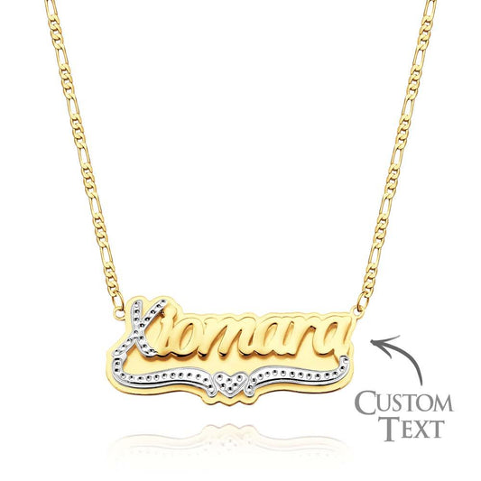 Personalized Hip Hop Name Necklace Initial Bling Decor Necklace Gifts for Men